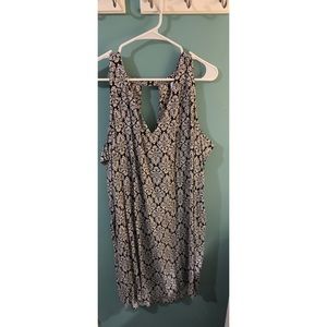 Black and White Print Dress